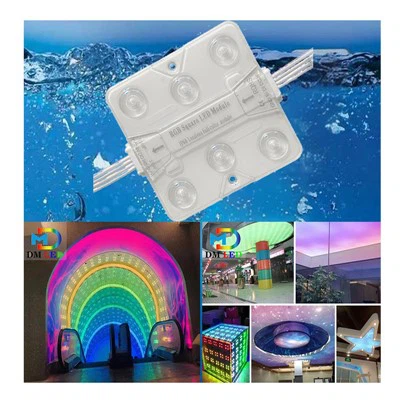IP68 Αδιάβροχο τετράγωνο RGB LED φως μονάδας